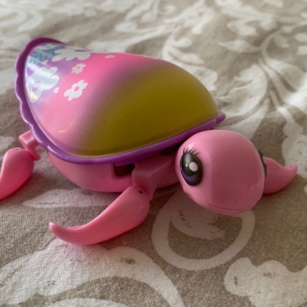 Little Live Pets Sunset Turtle Can Swim In Water Free Batteries Included